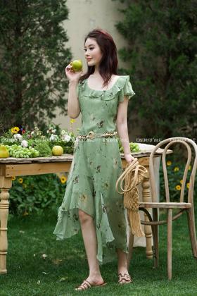 【门店同款】ENJOY夏季“悠然之境”不规则度假裙 162406206