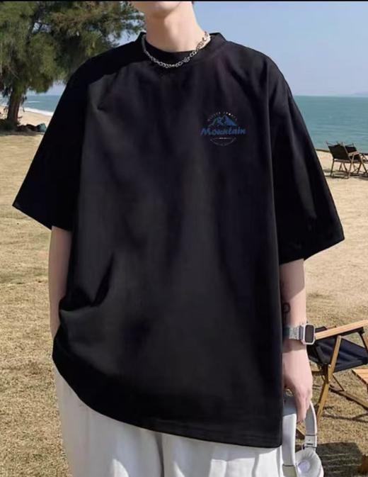 工厂直促价【100%棉】情侣（小山-侧标）柯式印花短袖T恤-喜出 商品图5