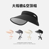 【2025新款】夏季新款UV变色板冰丝大帽檐防晒帽遮阳户外骑行空顶纯色空顶帽潮 商品缩略图2