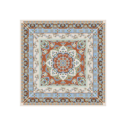 敦煌研究院 【双面印花方巾】 丝巾女围巾披肩高级感时尚百搭生日礼物 商品图4