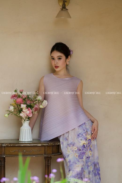 【门店同款】ENJOY夏季风褶衣压褶上衣 162264842 商品图5