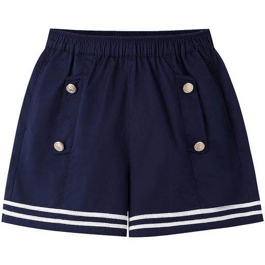 【实体店同款】女童全腰梭织短裤夏季新款安奈儿童装AG526687 商品图5