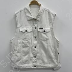 MZ双口袋牛仔马甲（黑白）夏季951010520321 商品图4