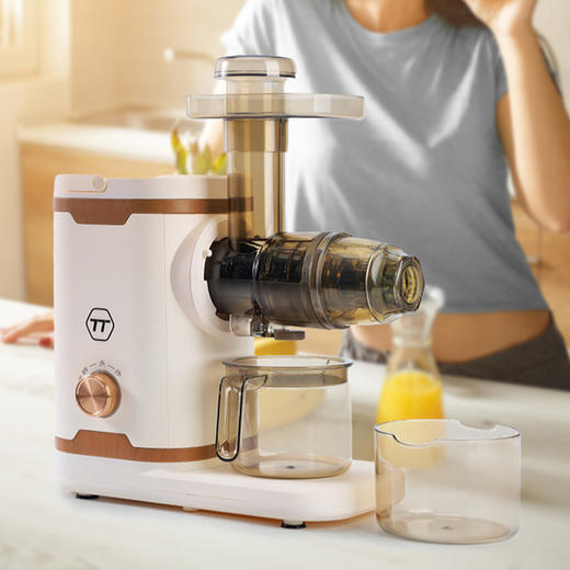TT慢磨原汁机 T350W | 家用&商用果蔬榨汁机 300W大功率 不惧硬食材 渣汁分离 低分贝静音 旋钮型开关 头条电器 商品图3