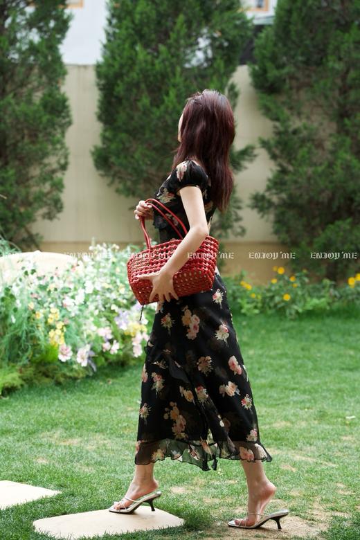 【门店同款】ENJOY夏季“悠然之境”优雅荷叶边连衣裙 162267251 商品图8