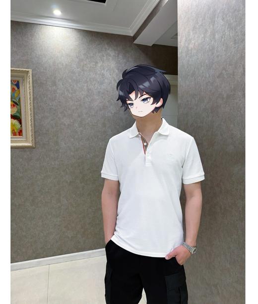 BUR战马刺绣三粒扣珠地Polo衫 纯棉大网孔蜂窝编织珠地 商品图8