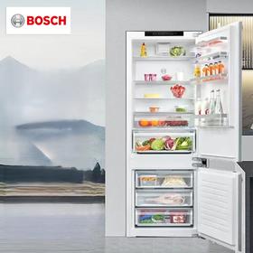 博世（BOSCH）iQ700系列 德国进口全嵌入式冰箱 风冷无霜 晶御智能家居互联 KBN96VDD0C 定制面板 379 升