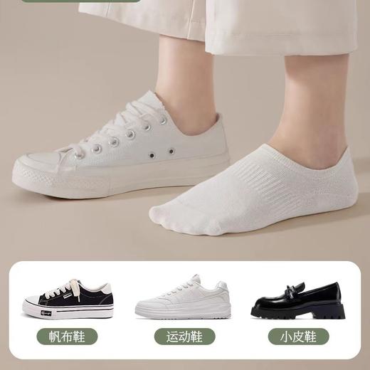 【隐形百搭！怎么穿都好看】袜子女夏季薄款船袜不掉跟防滑隐形潮流短款防臭浅口短袜女士夏天。ry 商品图3