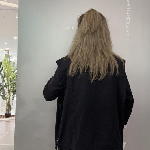 MZ双口袋牛仔马甲（黑白）夏季951010520321 商品图1