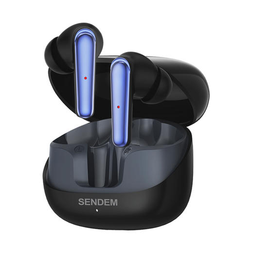 s16--晶石系列入耳式蓝牙耳机（黑白两色） 商品图3