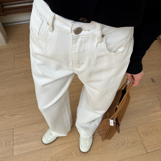 【不换不退】良木礼休闲九分直筒裤(86061) 商品图1