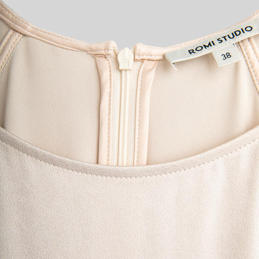 ROMI STUDIO【高定私服】法式高级感中长款轻奢连衣裙D2630 商品图4