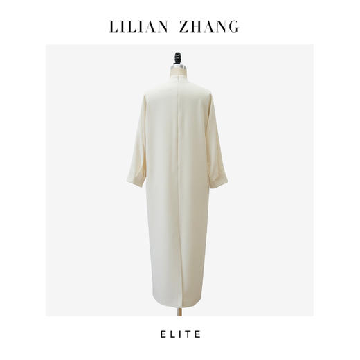 E-“定制”静奢风、都市摩登—— 娴雅 oversize连袖长连衣裙 2401240 商品图4