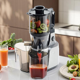 TT大口径原汁机 T600 | 整颗水果免切鲜榨 2300ml大储料仓 附柠檬专用榨汁杯  渣汁分离 低分贝静音榨汁机 家用&商用 头条电器