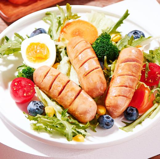 海朴飞鱼籽肠250g/盒西餐早餐小吃即食热狗风味烤肠夜市小吃 商品图5