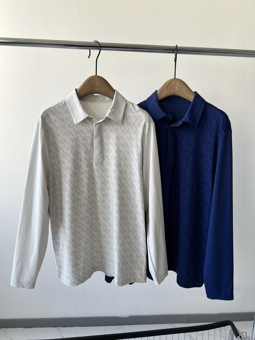 25春款，高尔夫🏌男款POLO衫，纯单货，韩国🇰🇷客供面料，有质感，印花拼接设计，面料有弹力，超舒服，数量不多！ 商品图0