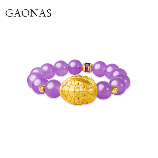 GAONAS 紫韵东方 贵气金色手链11349SPR 商品图1