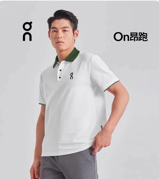 On昂跑男士撞色翻领冰丝Polo衫凉爽polo上衣运动休闲短袖t恤 商品图1