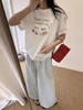 工厂直促价【100%棉】情侣（樱桃-大图）柯式印花短袖T恤-喜出 商品缩略图1