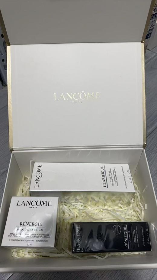 兰蔻塑颜护肤品套装 百肽霜50ml+极光水150ml+小黑瓶30ml 商品图3