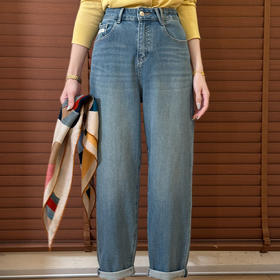 【不换不退】良木礼日常阔腿牛仔裤(8273)