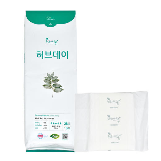 【韩品溯源】【3包/5包/8包】赫勃蝶鱼腥草卫生巾 A-4112 商品图3