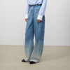 lost in echo2025春夏新款高腰时尚显瘦大口袋渐变牛仔裤阔腿裤女 商品缩略图3
