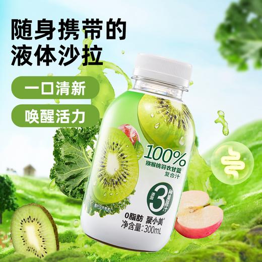 【新派果蔬汁 轻松好享受】羽衣甘蓝猕猴桃果蔬汁 300ML*8瓶/箱 商品图4