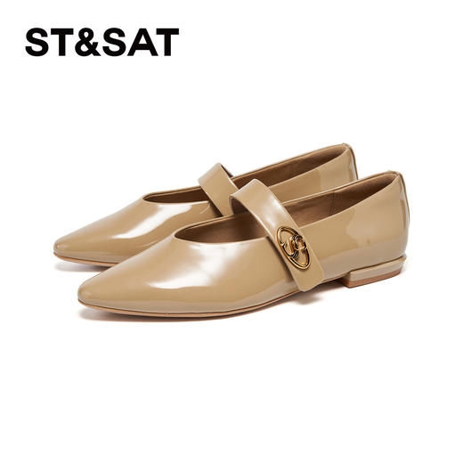 【油蜡牛皮】星期六高级感极简风玛丽珍SSD1111157 商品图8