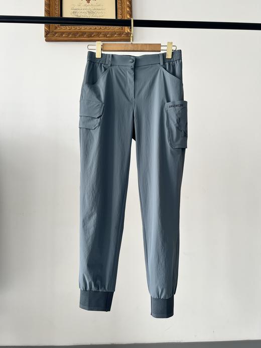 5新款AM家高尔夫🏌‍♀裤子，纯原单货，韩国🇰🇷客供面料，质感超好，弹力大，凉感，透气，挺括有型，不爱起皱！兜立体印花，质感满满，裤脚罗纹，简单干练，腰围皮筋松紧腰，有弹力，超舒服！自留推荐款！ 商品图0