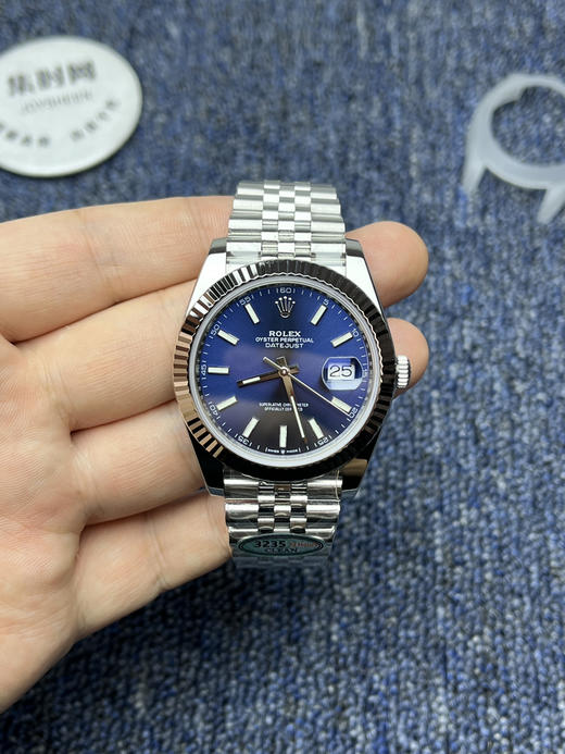 C厂劳力士日志型41mm 蓝色盘 3235机 五珠链 904L钢 男士腕表 商品图1