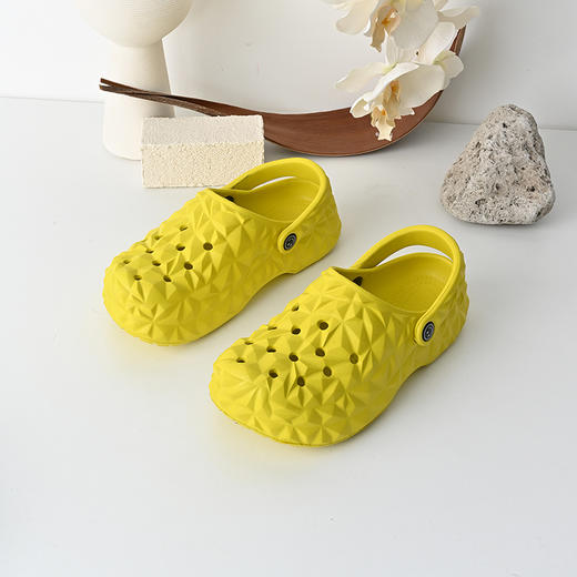 经典鲨2025夏季新品时尚潮流洞洞鞋柔软舒适通勤沙滩凉鞋女KG297-529011 商品图3