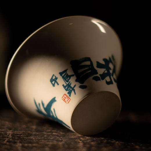 竹小茶丨金砖发财盖碗 茶具套组 商品图4