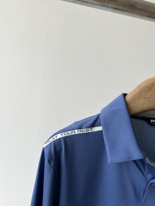 韩国🇰🇷高er夫PING男士速干POLO衫，纯元臻品，客供面料，四面弹力，质感丝滑垂顺，后颈部采用网眼面料，更透气，polo衬衫翻领设计，简约低调大气，，领口扣子带有logo强烈推荐👍👍 商品图4