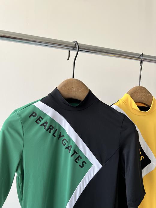 PG原单半高领打底T，纯纯的原单货，超级好看的拼接设计，显瘦，胸前立体LOGO，细节显品质！数量不多！ 商品图1