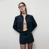 lost in echo2025春夏新款时尚高级气质立领收腰短款西装外套女 商品缩略图0