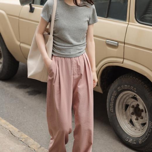 下单后3-7天发货！【郎奴华菲LONGNVFAIR】 利落小帅气休闲套装  斜纹天丝棉! 商品图2