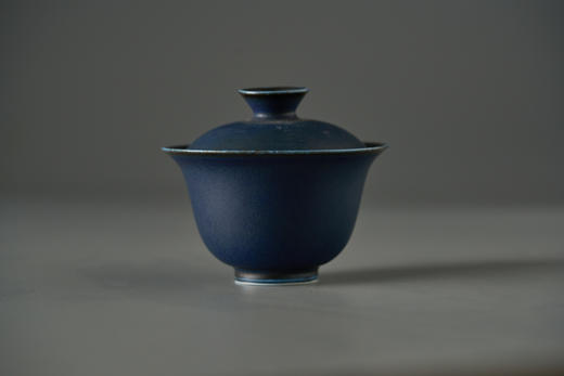 守艺 · 四时蓝釉盖碗 柴窑 商品图1