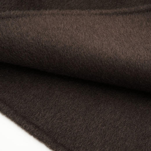 ROMI STUDIO“法式慵懒”驼绒羊毛混纺一字领双面呢卫衣23AWT1208 商品图1