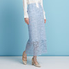 EITIE爱特爱蕾丝高腰直筒包臀收腰及踝长款半身裙2025年夏季新款B2506612 商品缩略图2