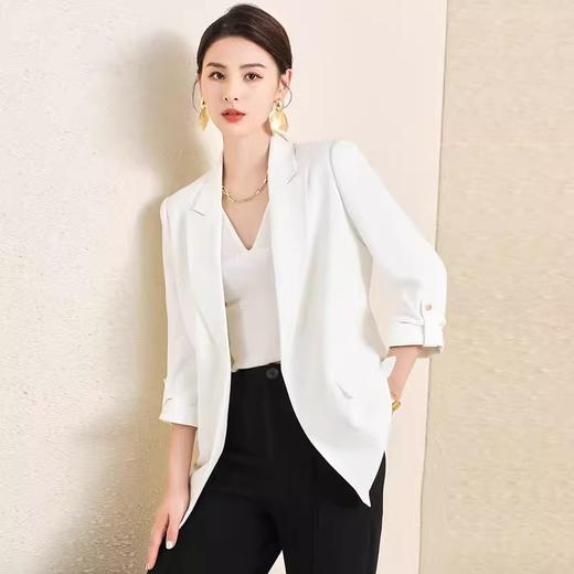 IWY/新款七分袖白色休闲西装外套设计感百搭职业装 ACP0789 商品图3