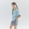 【代发】条纹短袖T恤 cicochild夏季款中大女童舒适亲子款蓝白条纹短袖 商品缩略图4