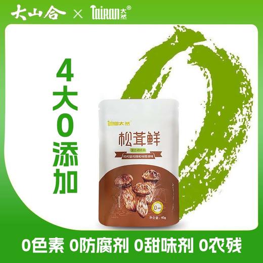 【6袋装】大山合太然松茸鲜调味料 40g/袋 代替鸡精和盐味精 0添加提鲜 商品图1