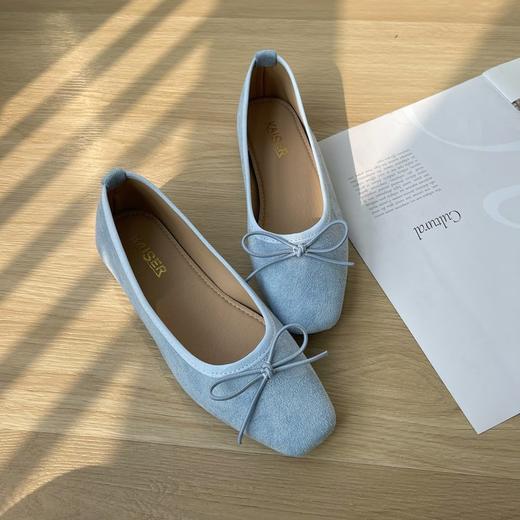 【法式复古芭蕾舞单鞋】芭蕾美学，慵懒知性！软到可以对折，好穿不磨脚！浅口设计，不仅透气清爽，视觉上也非常显瘦！【康恒-J】 商品图4