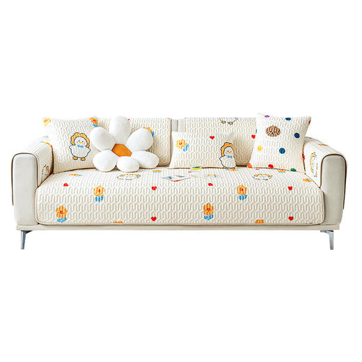 2025卡通冰丝乳胶沙发垫 夏季清凉柔软防滑凉席坐垫 商品图4