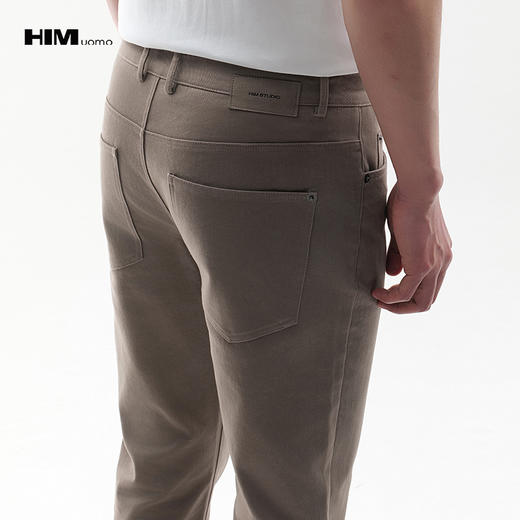 HIM漢崇  时尚斯文休闲裤男士日常通勤舒适透气微弹长裤 2026春季 商品图0