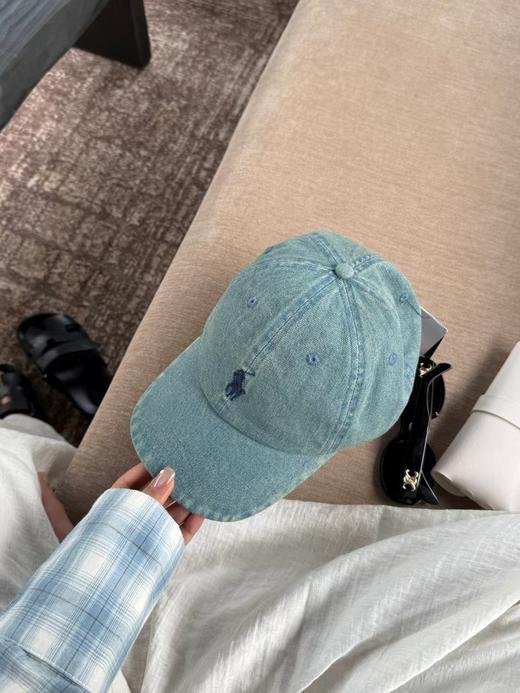 外贸拉夫小马刺绣棉质棒球帽牛仔鸭舌帽男女情侣百搭 商品图8