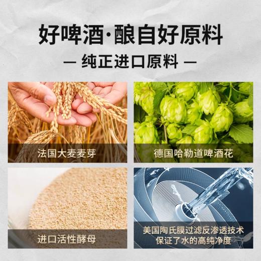 【全麦酿造】stangen/斯坦根  980ml*3桶装 精酿 经典12度 小麦 果香 白啤酒  包邮 商品图2