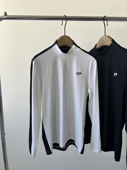 25新款，兔耳朵原单打底，半高领设计，胸前LOGO印花，拼接设计，袖子LOGO印花，百搭款！数量不多！ 商品图0