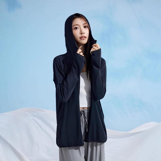 TUYZAR大码宽松防晒衣外套女夏季中长款防紫外线轻薄透气防晒服男 商品图3